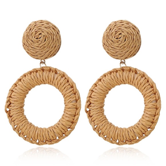 Bohemian Hoop Earrings - Picture 1 of 3